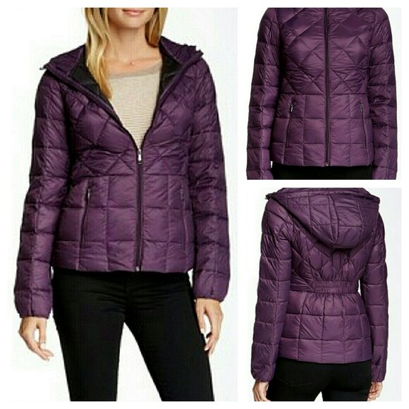 Steve Madden Hooded Down Puffer Coat - Picture 1 of 8